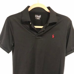Boys Ralph Lauren Black Polo Shirt